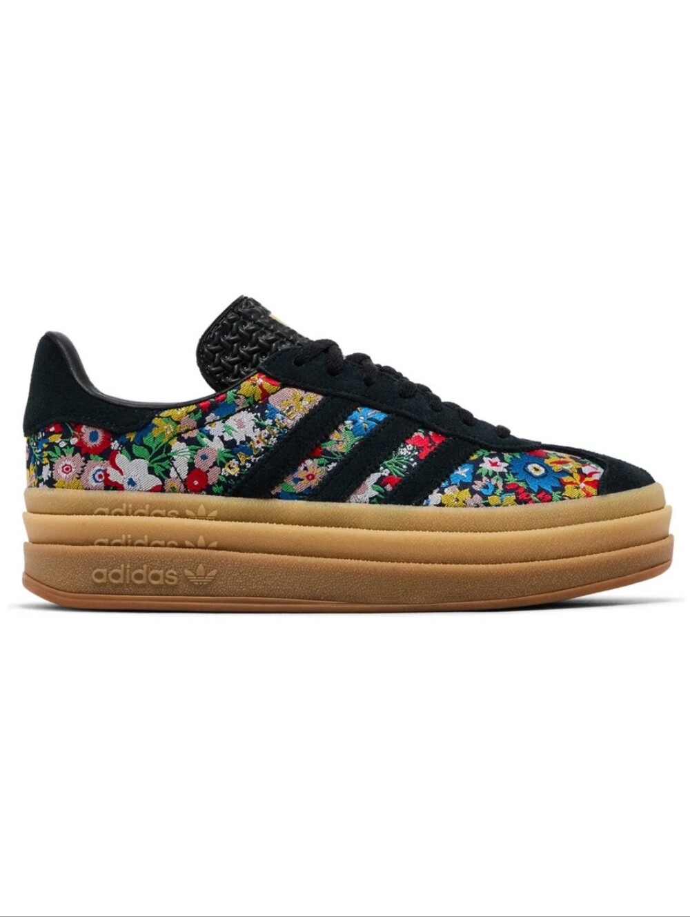Adidas X Liberty London Floral Gazelle Platform Sneakers Size US 10